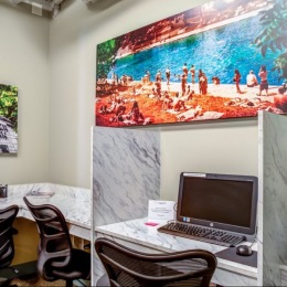 Perfect for working or daydreaming, our co-working stations set you up for success. Instagram post from @coldwaterapartments on January 17, 2025 00:00:00am