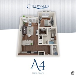 Live like you never have before in the A4, a one-bedroom filled with the modern details you've been searching for in a new home. Claim it as your own on our website. Instagram post from @coldwaterapartments on January 17, 2025 00:00:00am