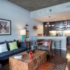 Open space living area with natural lighting