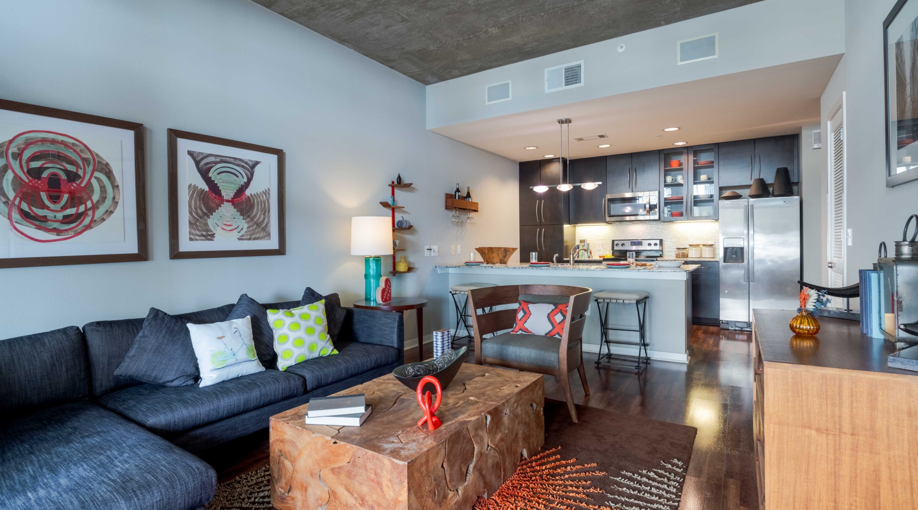 Your New Home Is Ready Open space living area with natural lighting